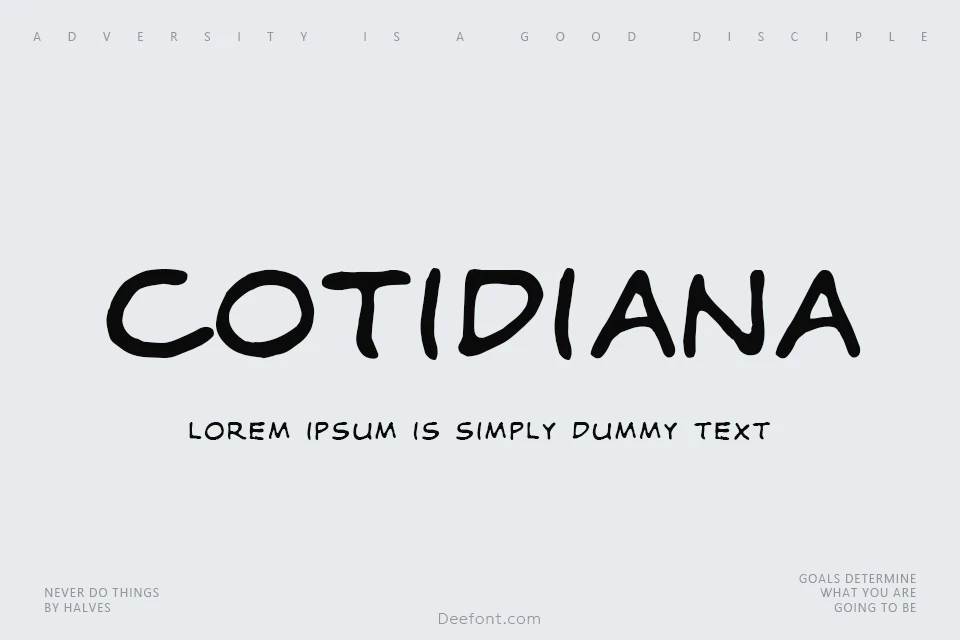 Cotidiana Font