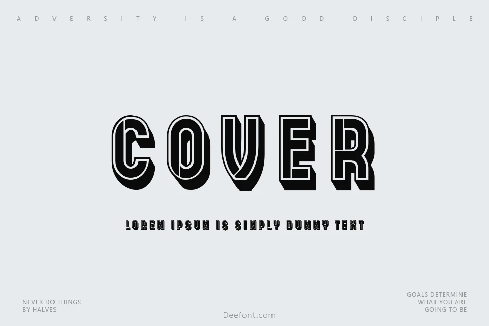 Cover Font