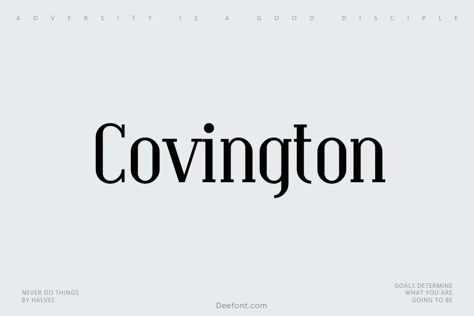 Covington Font Family