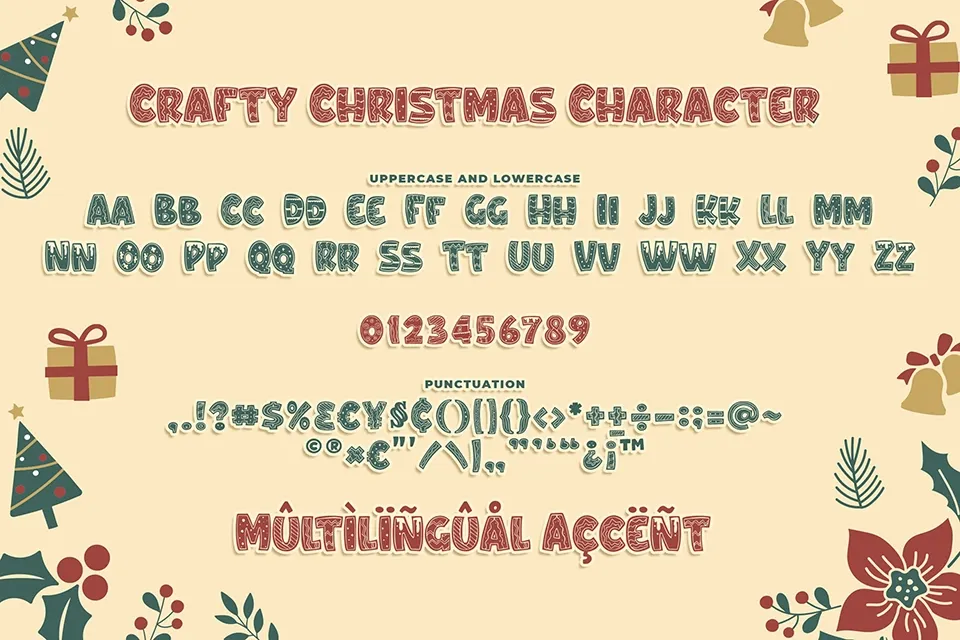 Crafty Christmas Font