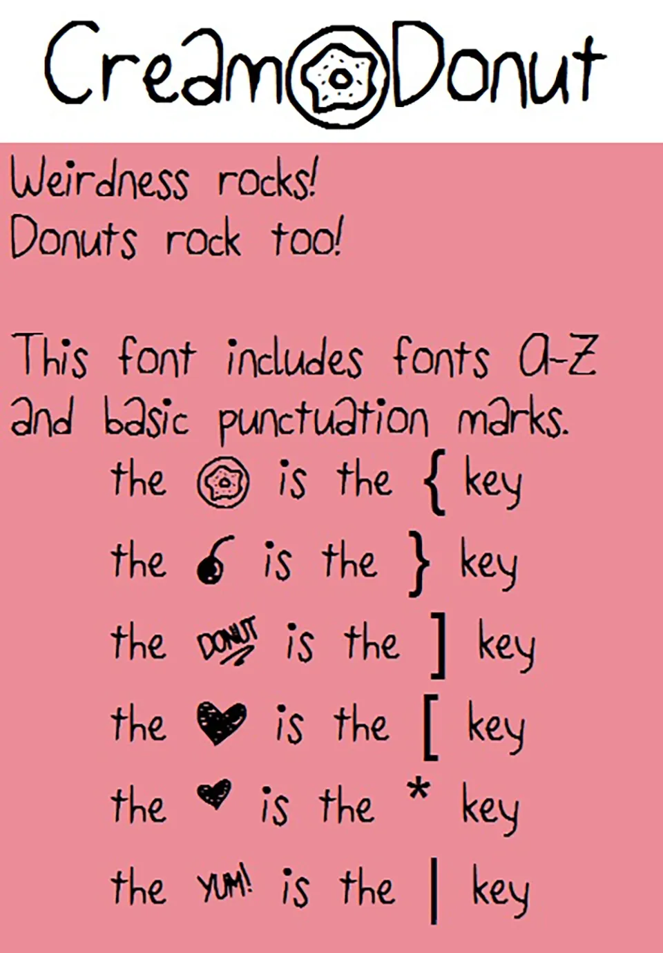 Cream Donut Font