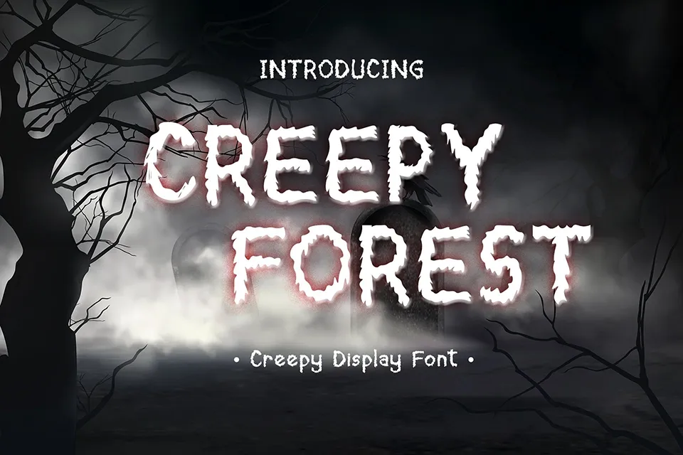 Creepy Forest Font