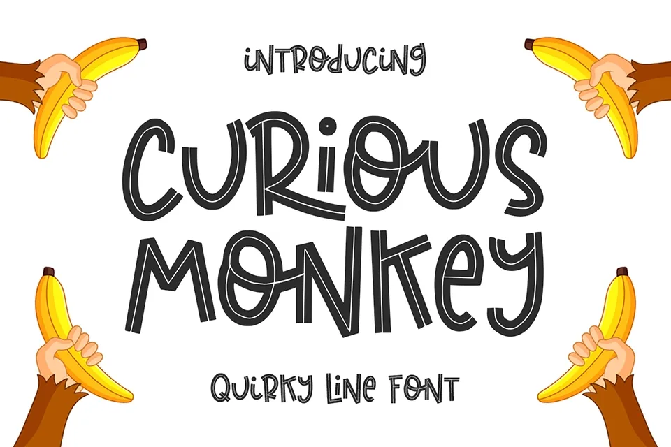 Curious Monkey Font