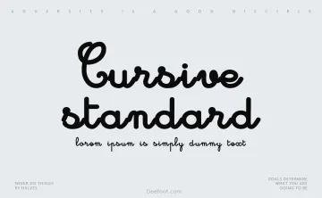 Cursive Font