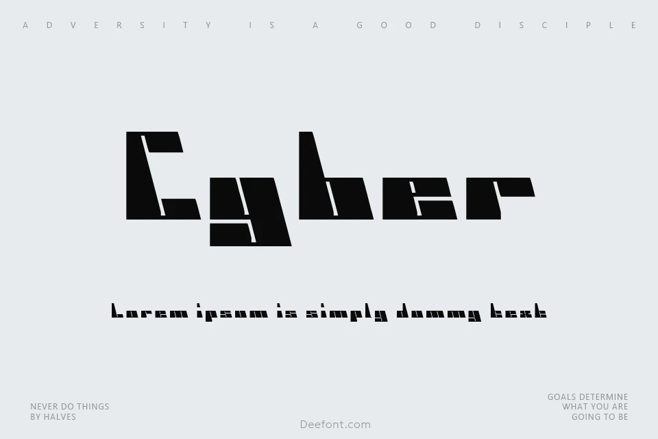 Cyber Font