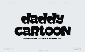 Daddy Cartoon Font