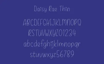 Daisy Rae Font