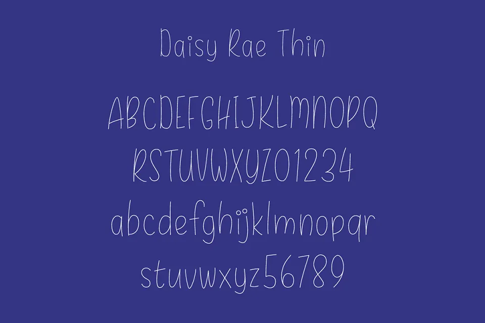 Daisy Rae Font