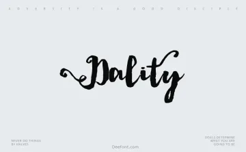 Dality Font