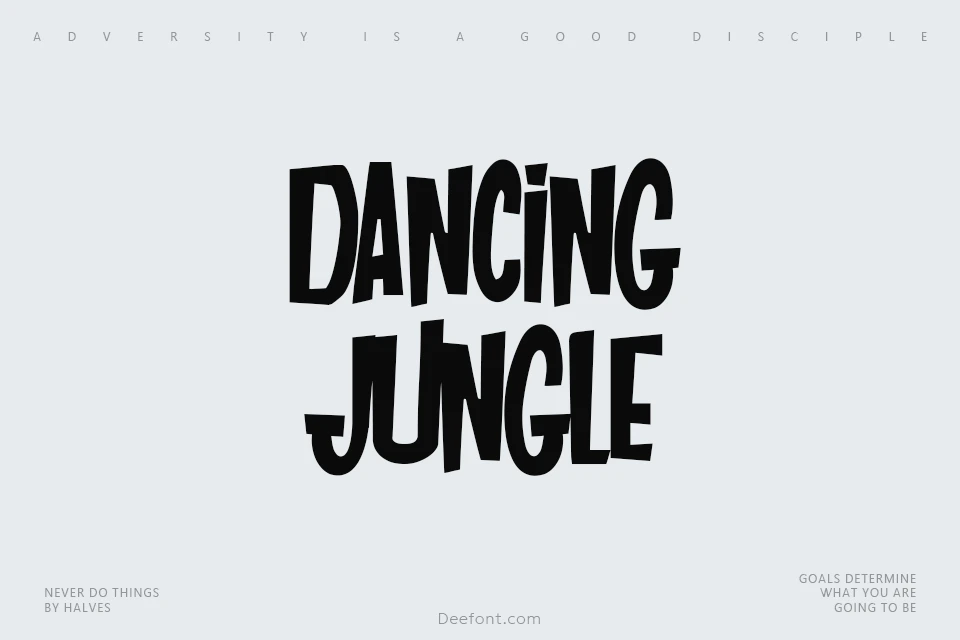 Dancing Jungle Font