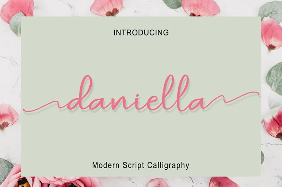 Daniella Script Font