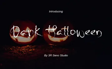 Dark Halloween Font