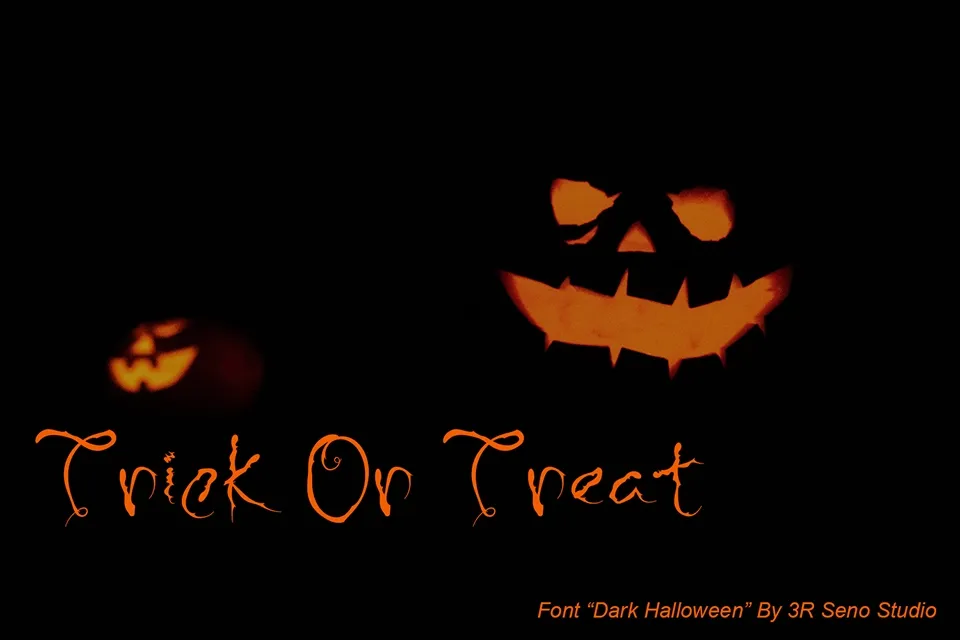 Dark Halloween Font