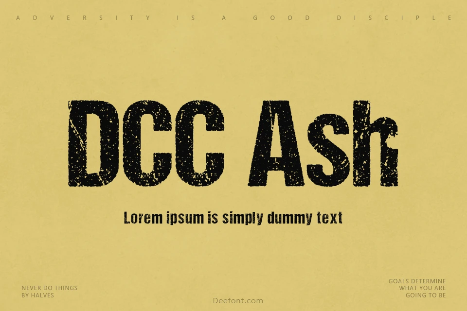 DCC Ash Font