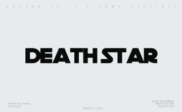 Death Star Font