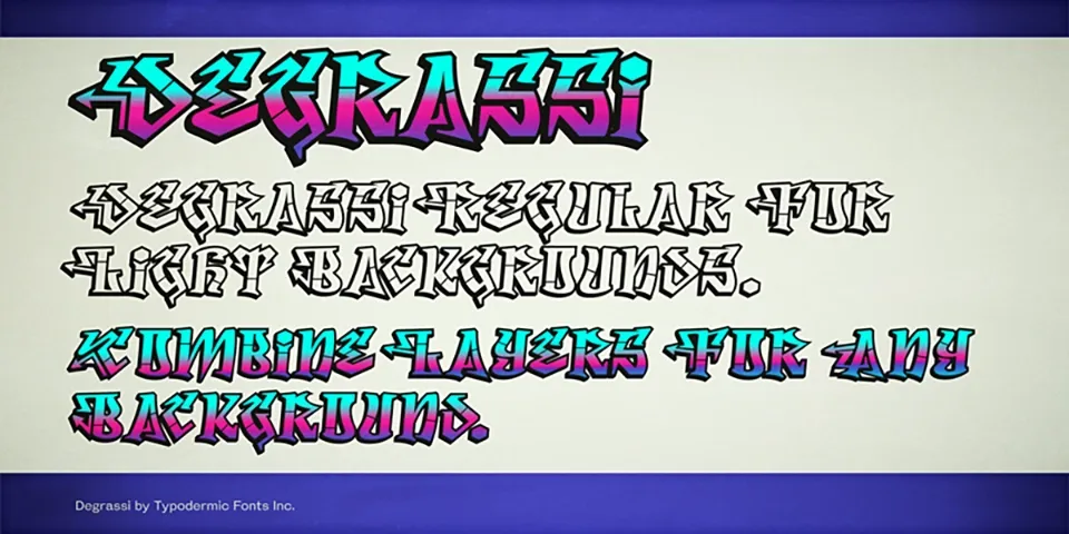 Degrassi Font Family