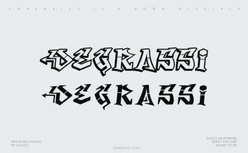 Degrassi Font Family