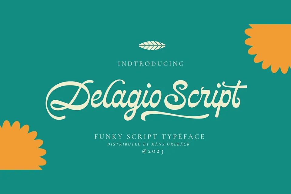 Delagio Script Font