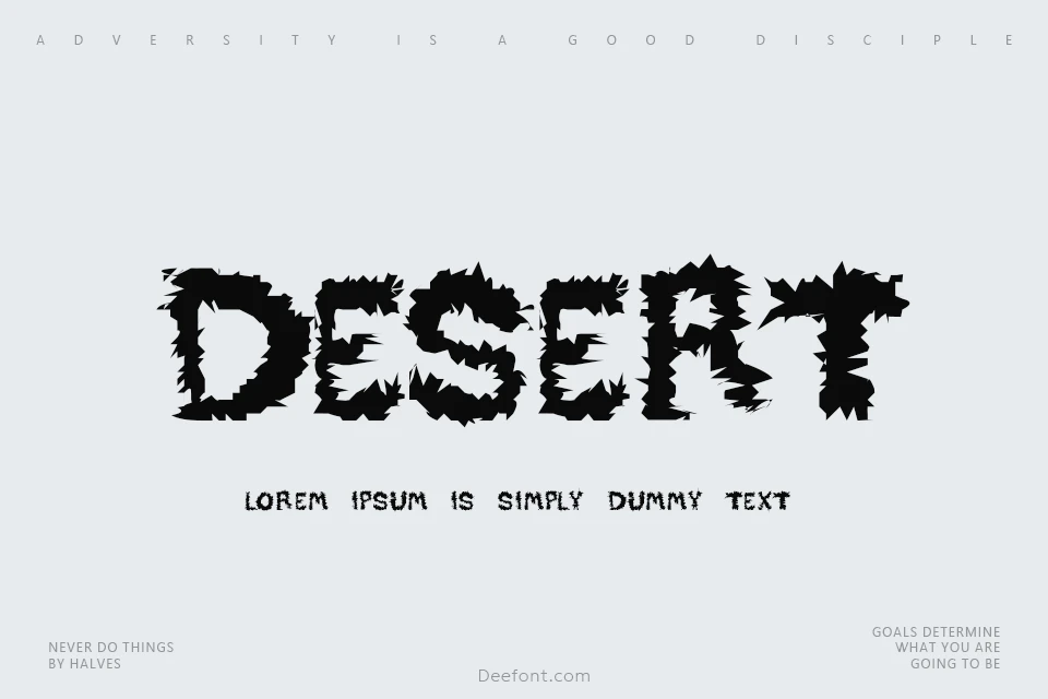 Desert Font