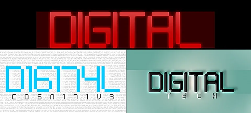 Digital Tech Font