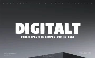 Digitalt Font