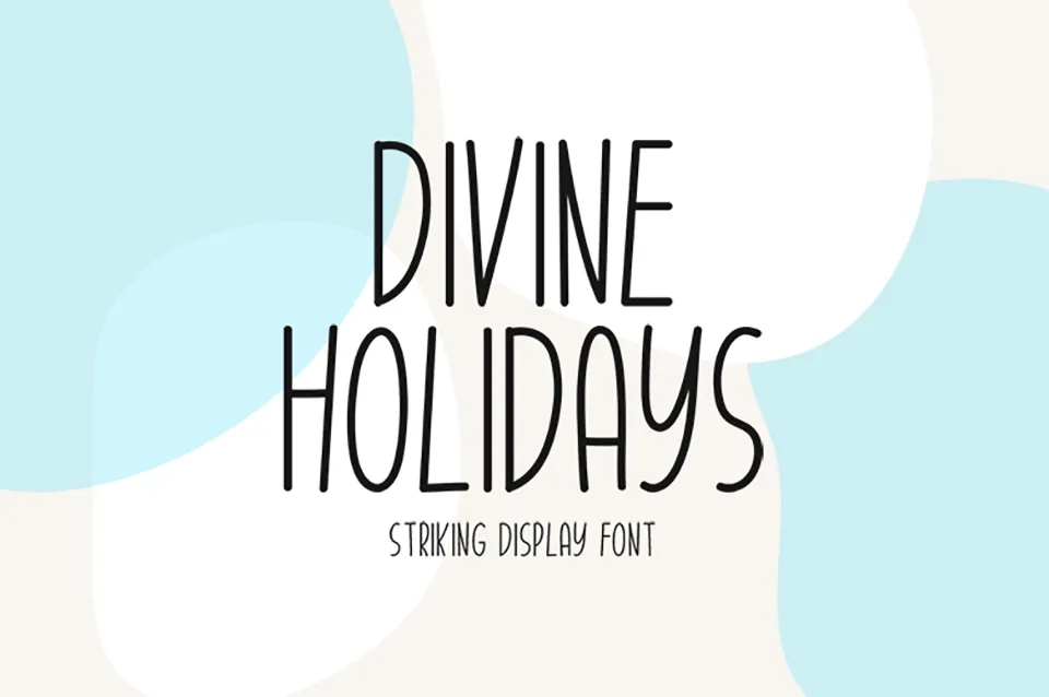 Divine Holidays Font