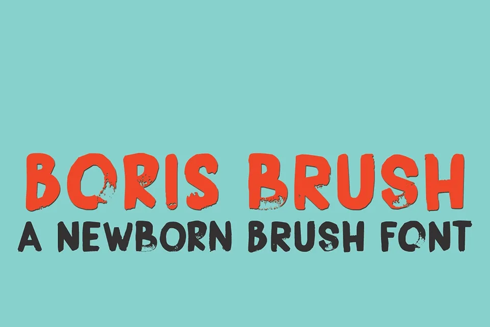 DK Boris Brush Font