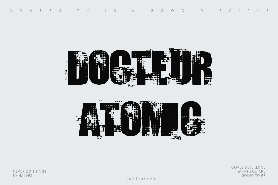 Docteur Atomic Font