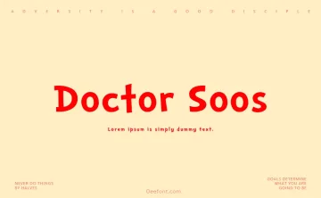 Doctor Soos Font