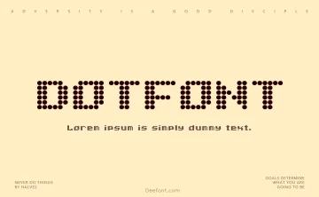 Dot Font