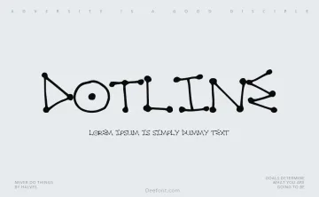 DotLine Font