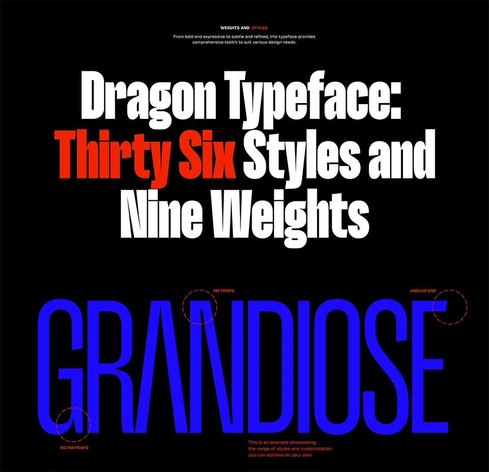 Dragon Font Family