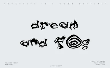 Dream And Fog Font