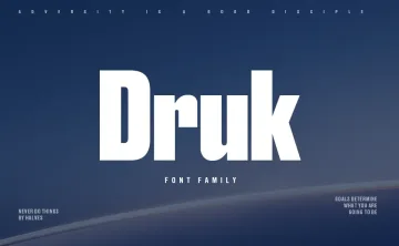 Druk Font Family