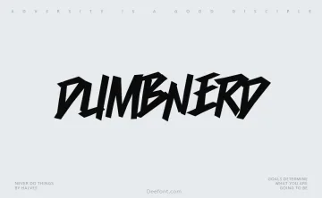 Dumbnerd Font