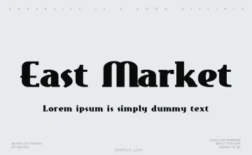 East Market Font Family