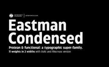 Eastman Condensed Font Family