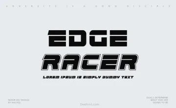 Edge Racer Font