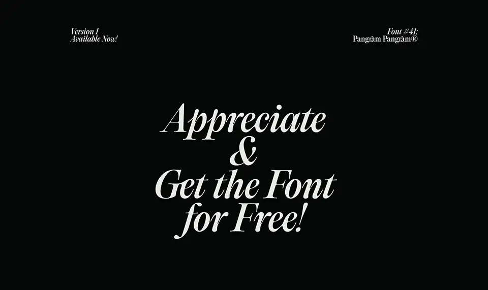 Editorial Old Font Family