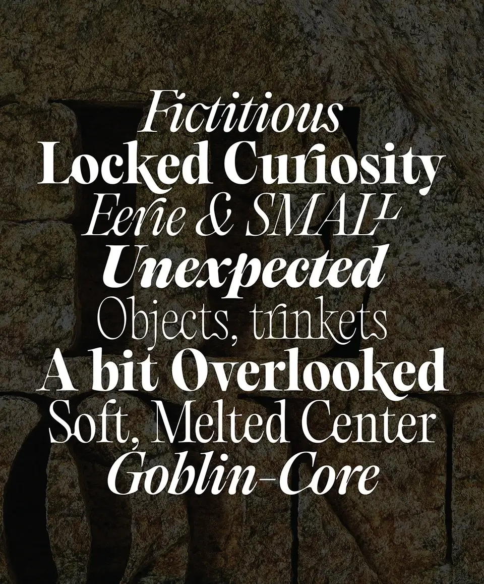 Editorial Old Font Family