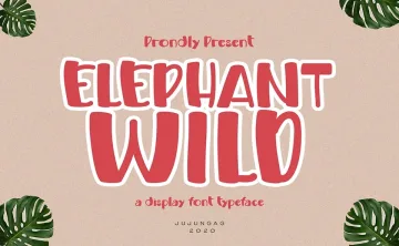 Elephant Whild Font