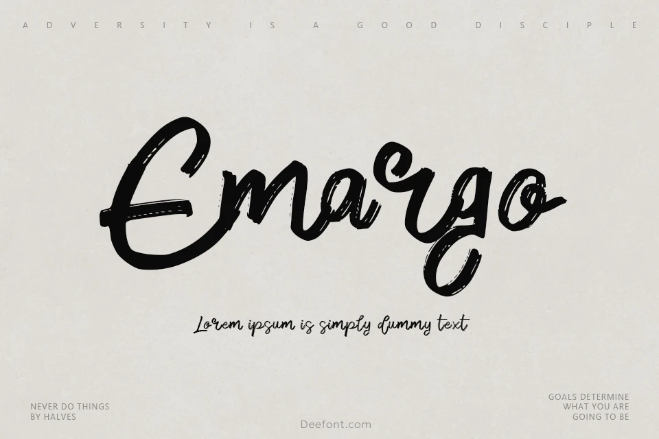 Emargo Font