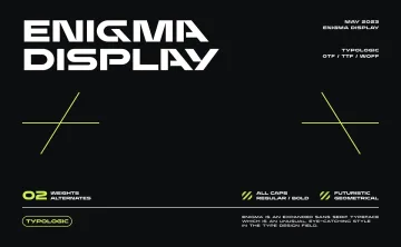 Enigma Display Font