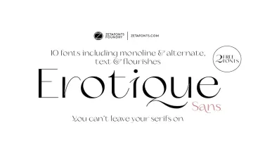 Erotique Sans Font