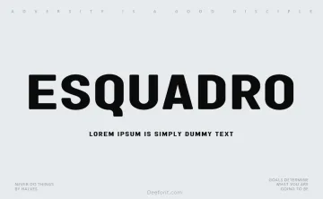 Esquadro Font