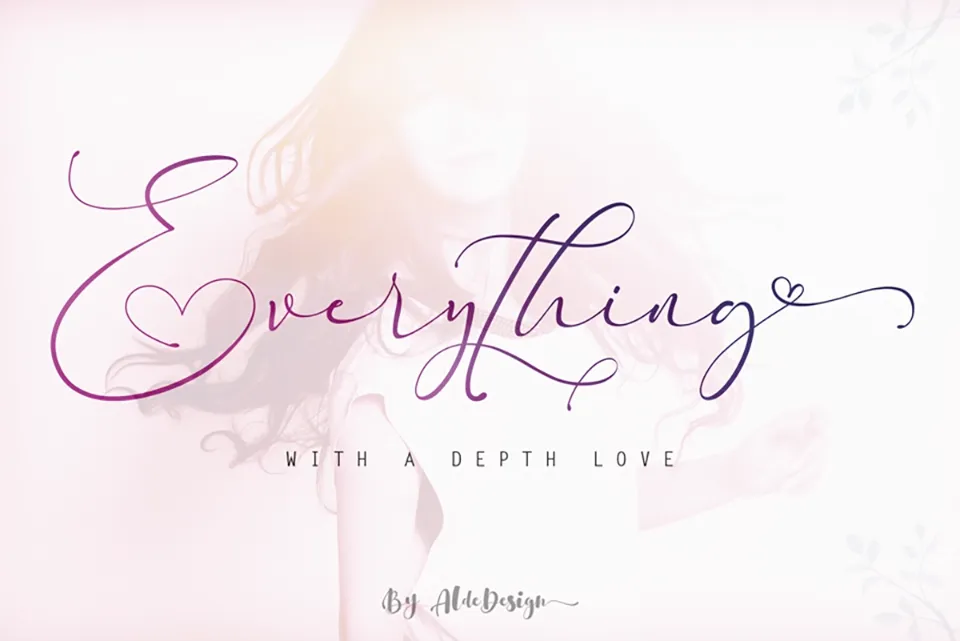 Everything Calligraphy Font