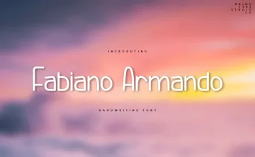 Fabiano Armando Font Family