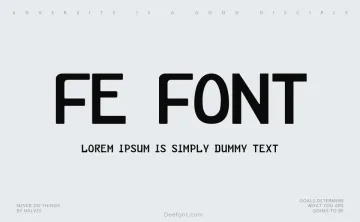 FE Font