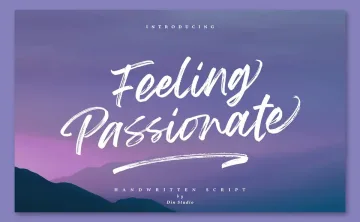 Feeling Passionate Font