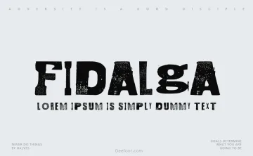 Fidalga Font